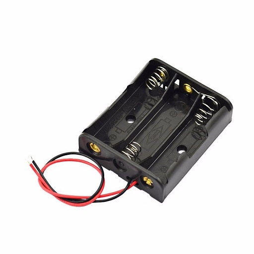 Porta Batterie AA X 3 Con Interruttore ON/OFF E Cavo Di Collegamento