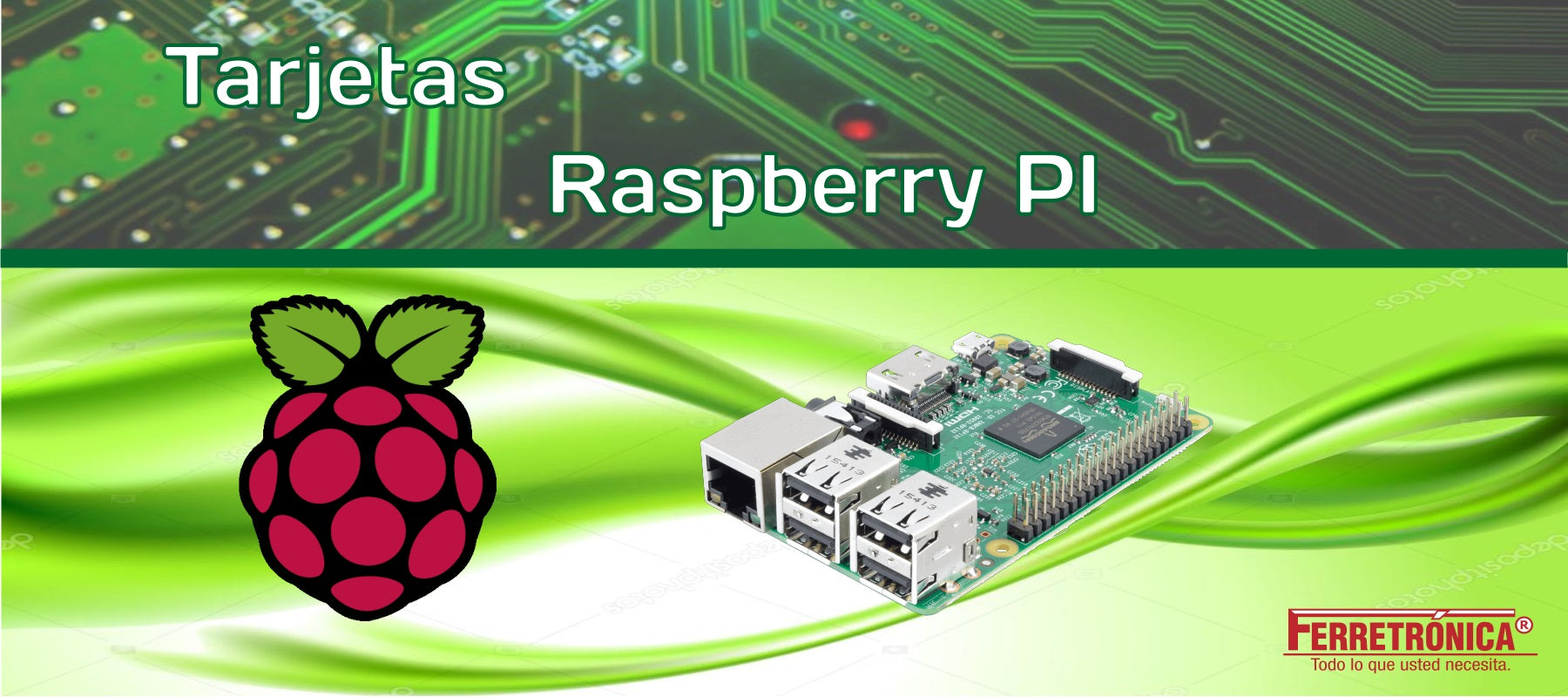 tarjetas raspberry PI para robótica y automatización, ferretrónica