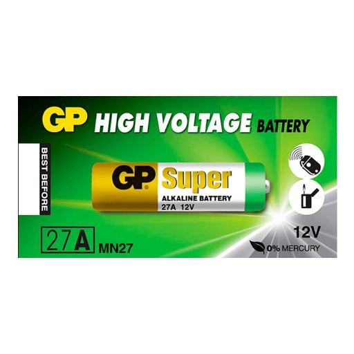 Bateria Alcalina GP 12V Referencia 27A, Ferretrónica