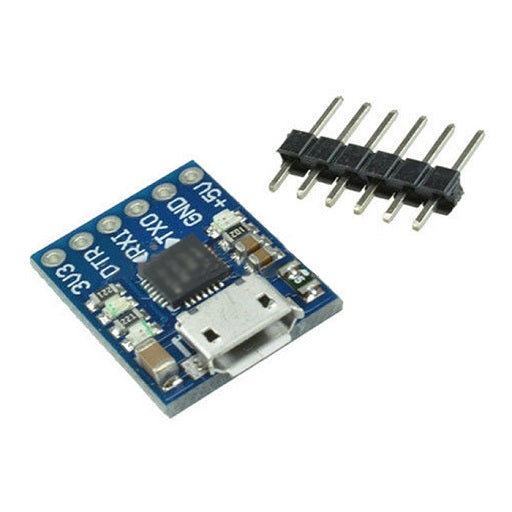 Conversor Micro USB a Serial TTL CP2102 Reemplaza FT232, Ferretronica