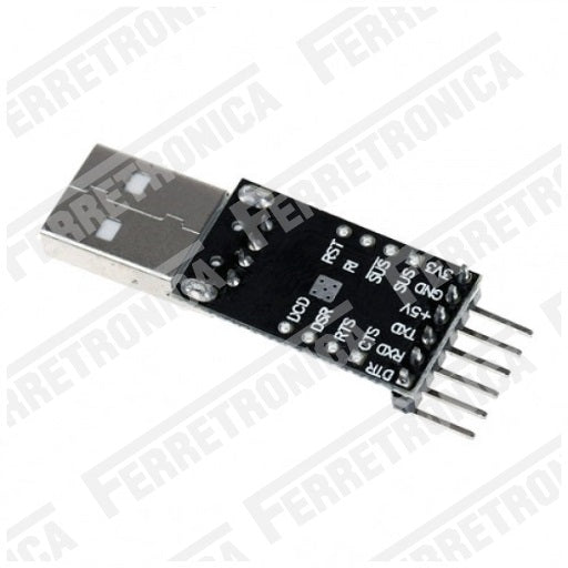 Conversor USB a Serial TTL CP2102 Reemplaza FT232 - FTDI, Ferretrónica