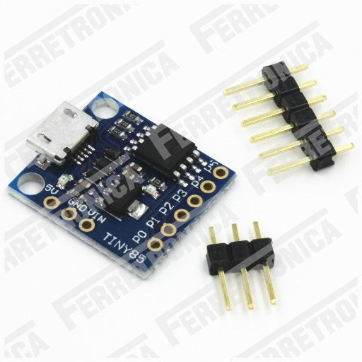 Digispark ATtiny 85, arduino, ferretrónica