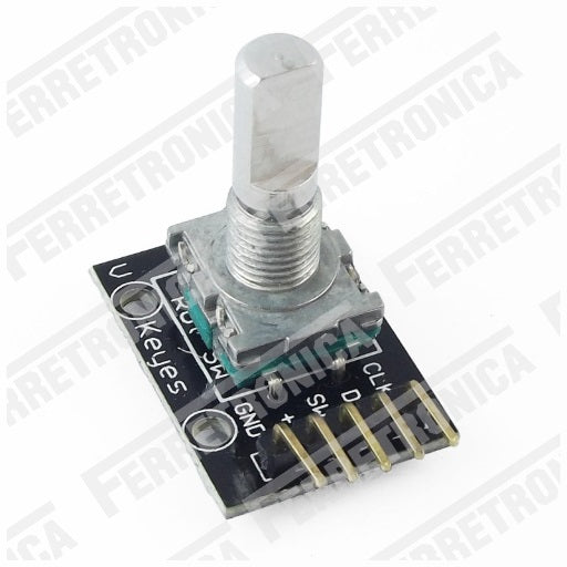 Encoder Rotativo KY-040 Sensor de Posición Angular, Ferretrónica