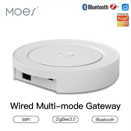 HUB Inteligente Multimodo ZigBee + Bluetooth + WiFi Compatible con las Aplicaciones Smart Life - Tuya Compatible con los asistentes de Voz de Amazon Alexa y Google Home, Ferretrónica