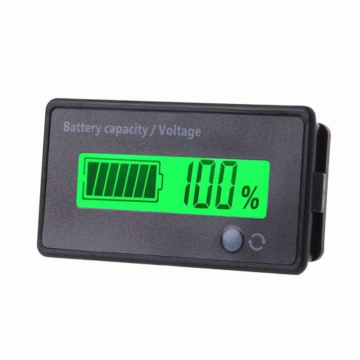 Indicador de Bateria Capacidad 12V ~ 84V Voltimetro LCD para Baterias de Plomo Acido y Bateria de Litio de 3.7V de 3S hasta 26S celdas, Ferretronica