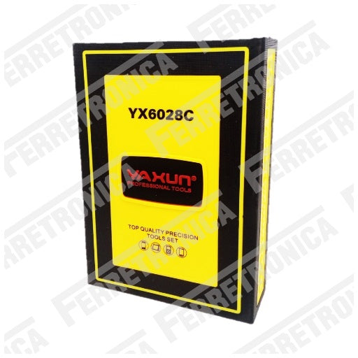 Kit de Destornilladores Precisión YaXun YX6028C 30 en 1