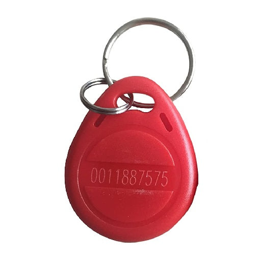 Llavero de Proximidad Rojo Tag RFID 125 KHz Codigo Fijo, Ferretrónica