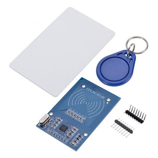 Modulo de comunicacion RFID RC522 13.56 Mhz lectura de tarjetas y llaveros tags RFID RC 522, ferretronica