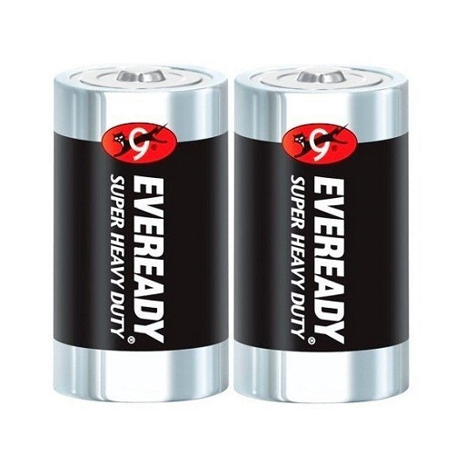 Par de Pilas Tipo D Eveready 2 Baterias tipo D, ferretrónica