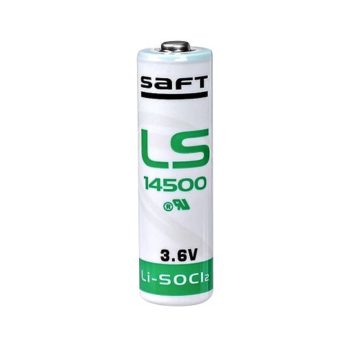 Pila de Litio Industrial SAFT LS14500 Sin Axial - AA 14500 Bateria 3.6V 2600mA, Ferretrónica
