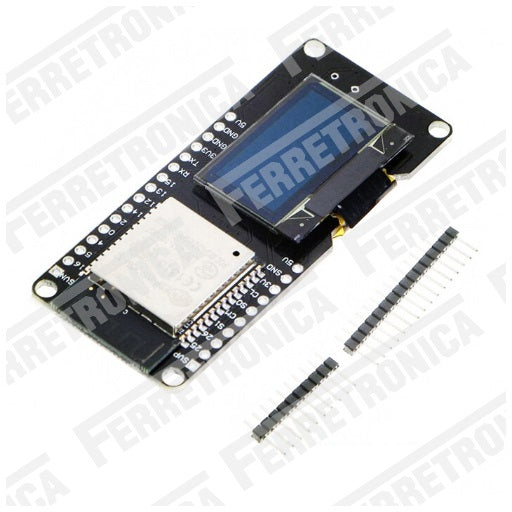 WiFi Bluetooth ESP32 WeMos + Display OLED 0.96 pulgadas 128x64 ESP 32 compatible con IDE Arduino ESP-32, Ferretrónica