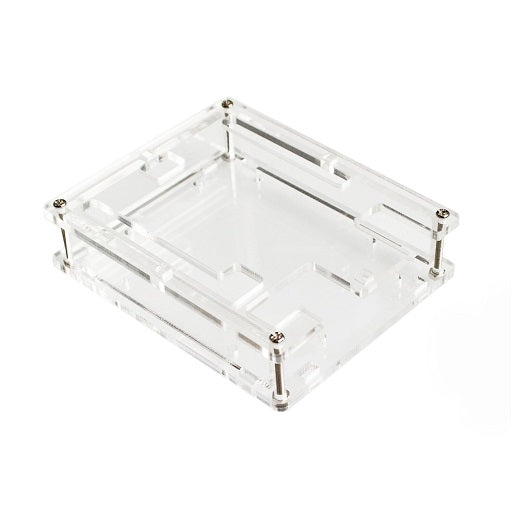 caja acrilica para arduino uno transparente, ferretrónica
