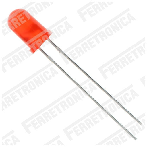 10 Diodi LED 3 Mm Effetto Fuoco Rosso 12V - Tremolanti, Con Resistenza 470 Ohm, Per Hobby, Decorazioni, Modellismo - Foto 13