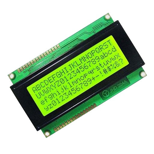 display lcd 4x20 verde con retroiluminacion, ferretronica