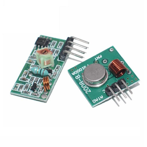 kit modulos de comunicacion inalambrica RF 433 Mhz Transmisor y receptor, ferretronica