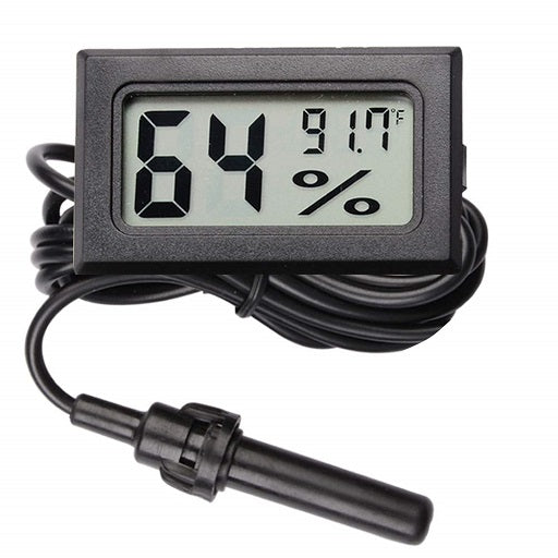 mini termometro higrometro medidor de temperatura y humedad con pantalla lcd, ferretronica