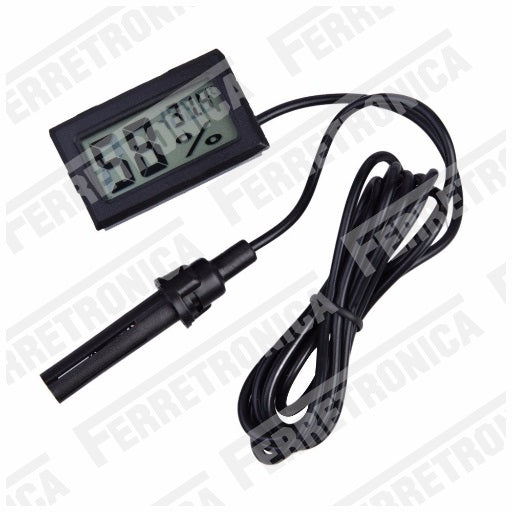 Mini Medidor de Temperatura y Humedad (Termómetro e Higrómetro) Baterías  Incluidas