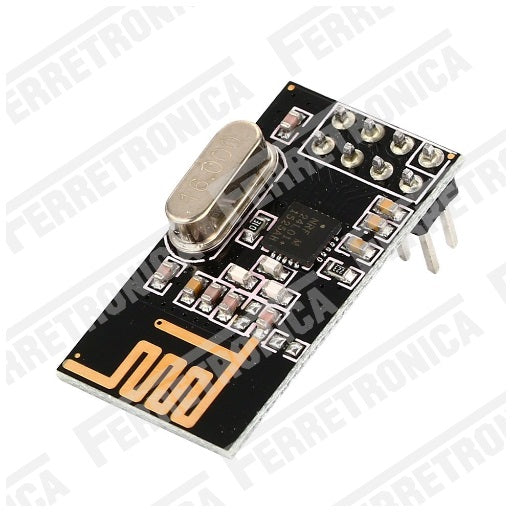 modulo de comunicacion por radio frecuencia rf 2.4 Ghz nrf24l01+ para arduino, pic y raspberry, ferretrónica