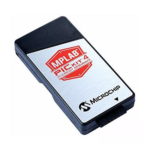 programador mplab pickit4, pickit 4, debugger and programmer, programador y quemador de microcontroladores pic microchip, ferretronica