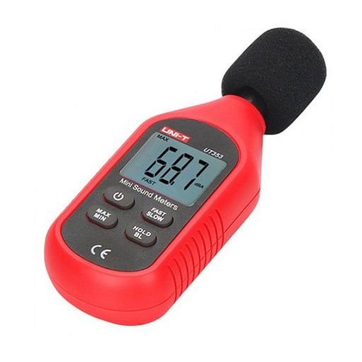 sonometro UT353, instrumento de medicion en decibeles, ferretronica